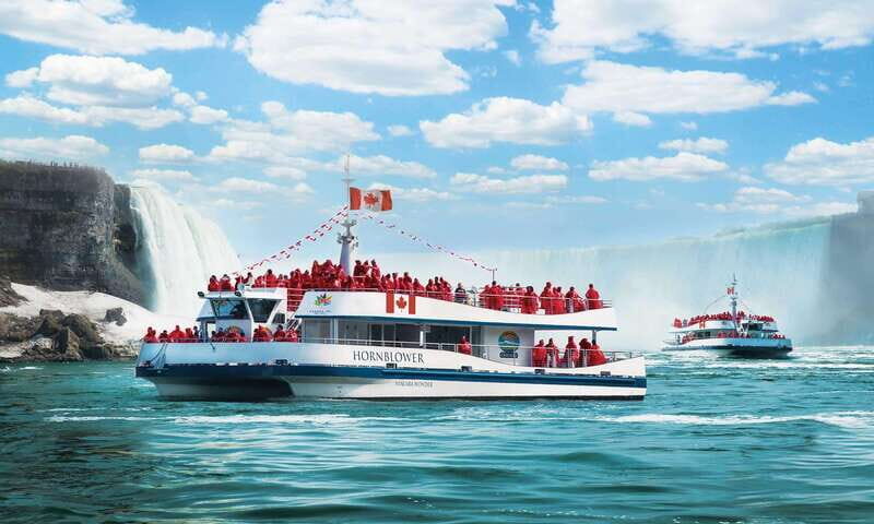 From Niagara Falls Canada Tour Boat, Lunch, Journey, Skylon - Canadian-side Niagara in a single 5-hour plan
