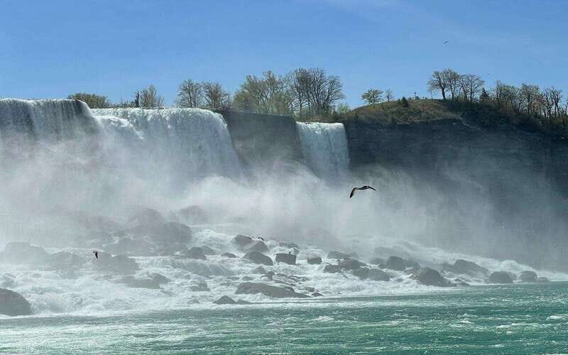 From Niagara Falls Canada Tour Boat, Lunch, Journey, Skylon - Journey Behind the Falls: tunnels that change how you see Niagara