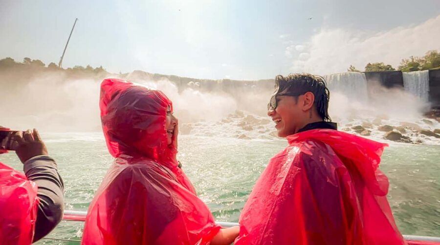 From Toronto: Early Bird Niagara Falls with Journey & Skylon - Journey Behind the Falls: going under the roar and seeing the Horseshoe up close