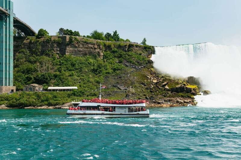 From Toronto: Niagara Falls + Winery, Cruise, & Lunch Option - Hornblower Boat Cruise in Summer vs Journey Behind the Falls in Winter