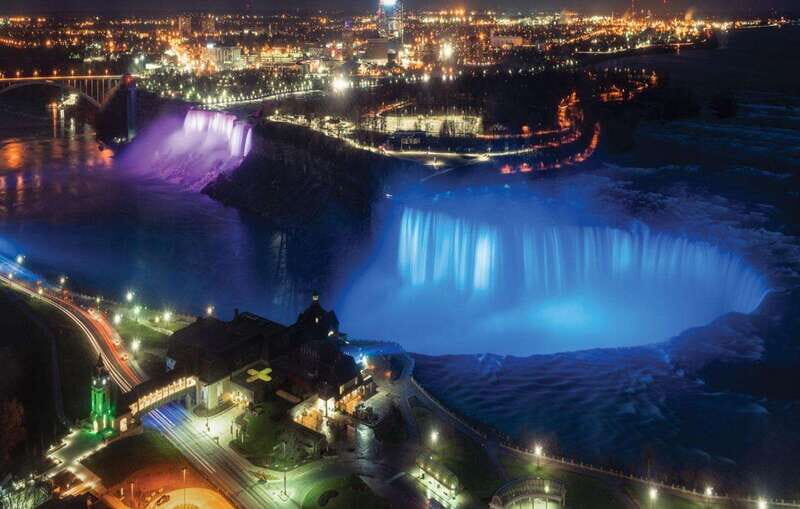 From Toronto: Winter Festival of Lights Niagara Falls Tour - First Look at the Falls, Then the Lights Take Over