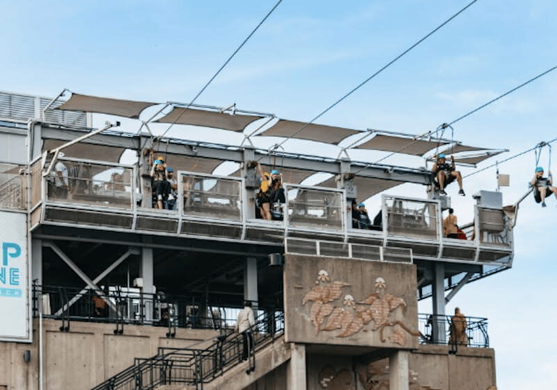 Niagara Falls, Canada: Early Bird Zip Line to The Falls - The Zip Line Run: 67 Meters Above the Niagara River Gorge