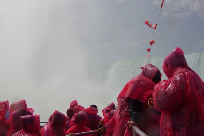 Niagara Falls Canada: Helicopter + Boat + Lunch & more US Pick-up - Niagara City Cruises Voyage to the Falls: close, loud, memorable