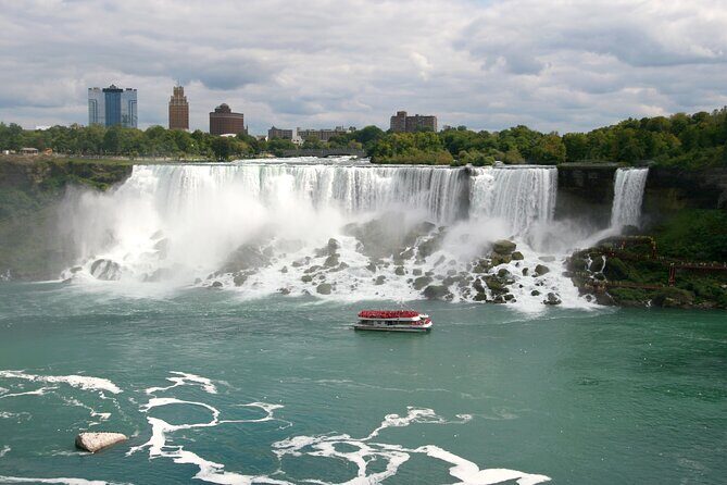 Niagara Falls Canada Tour from USA: Journey, Boat Cruise & Tower - Stop 1: Niagara Falls Canada for your first big viewpoint hit