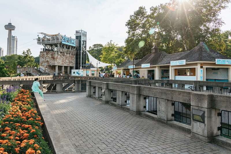 Niagara Falls, Canada: Zipline to The Falls - The Falls Observation Landing Deck: 360-Degree Views and Photo Time