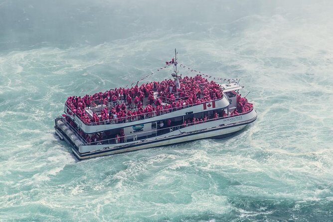Niagara Falls Day Tour from Toronto with Journey, Skylon, & Boat - Hornblower Cruise (and Winter Swap to Niagara Takes Flight)