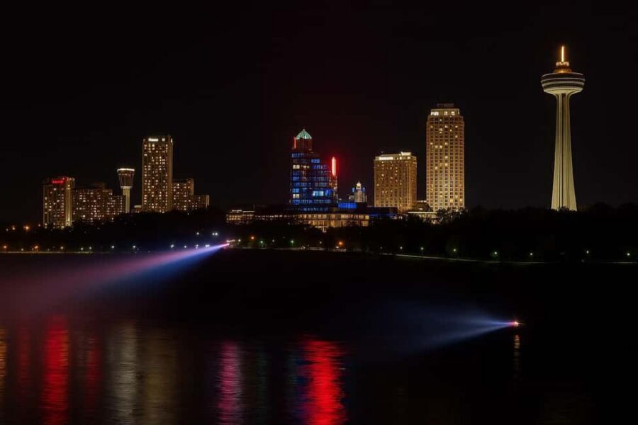 Niagara Falls: Skylon Tower, Fireworks & Walking Tour Canada - Nighttime Views and the Fireworks Finish