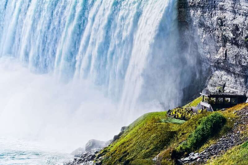 Niagara Falls: US & Canada Full-Day Tour & Lunch - Cave of the Winds: go down into the gorge (and accept you’ll feel wind)