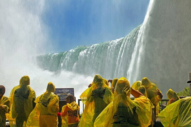 Niagara Falls USA: Boat Ride, Cave, Light Show and Fireworks - Goat Island: where the American Falls get their spotlight