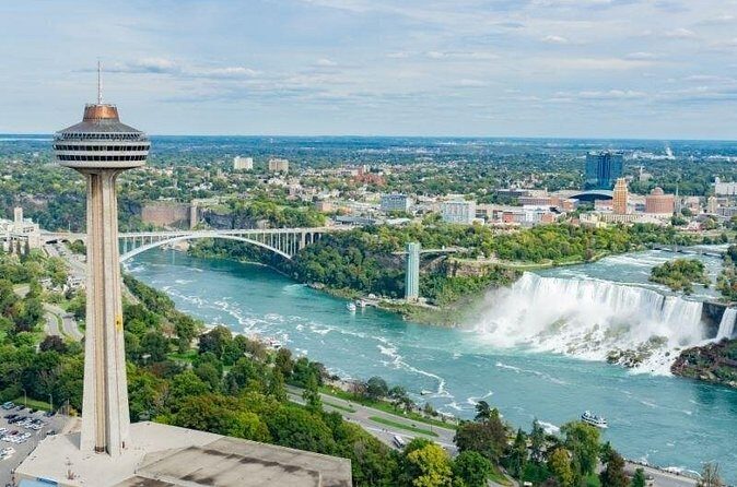 Niagara Falls USA & CANADA Combo Tour With Lunch & Boat - Stop 1: Maid of the Mist boat ride up close to the falls
