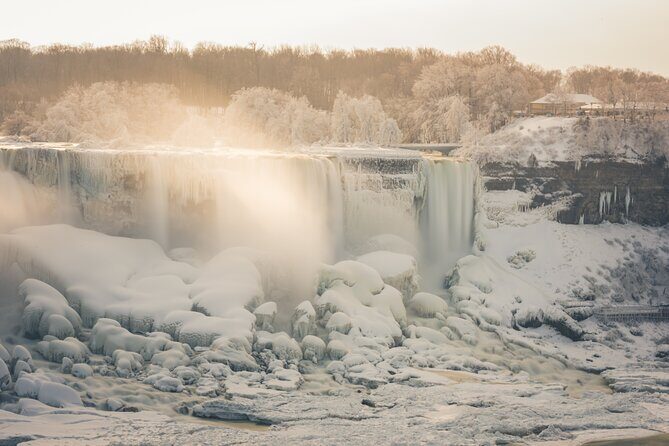 Niagara Falls USA Winter Wonderland State Park Tour with Pickup - Niagara Falls Observation Tower: See All Three Waterfalls at Once