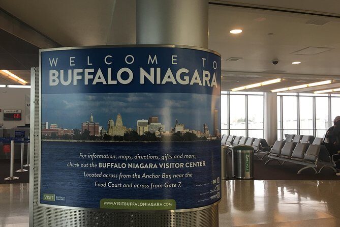 Shared Airport Transfer: Buffalo Niagara International Airport to Niagara Falls NY - Drop-off choices: hotel, Maid of the Mist, or the Falls center