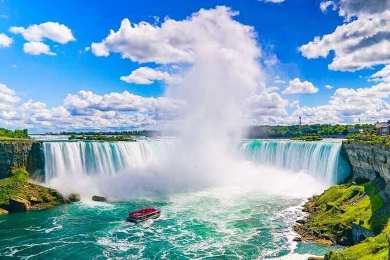 Toronto: Niagara Falls Tour Boat, Tower & Behind the Falls - Journey Behind the Falls + Skylon Tower: two angles on the same roar